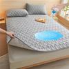 Waterproof  Mattress Pad Antibacterial and Mite-proof Bed Mat Non-Slip Mattress Cover Waterproof Thicken Quilted Bedspreads(No Pillowcases )