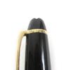 Очень хорошая шариковая ручка MONTBLANC Meisterstck Classic колпачкового типа Черное золото мужская Б/У