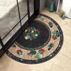 Simulated Flower Brick Patterned Bathroom Floor Mats And Door Mats