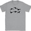 The Circle of Orca T-Shirt Funny Ocean Lover Killer Whale Sea Nature Fish Tee