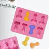 Антипригарная форма для торта, гибкая пищевая уникальная уникальная сексуальная форма для пениса, форма для кубиков льда, бытовые принадлежности