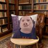 cushion cover Home Is Office Birthday Anniversary Calling Gifts Soft Skin Pork Friendly Cushion John Cover