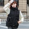Vest Women's Down  Clothes  Clothes Short  Female Stand-up Collar College Students  Light and Slim Temperament Warm