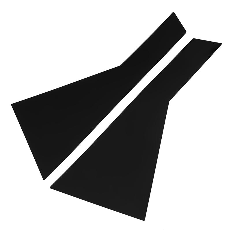 Car Door Window Decorative Trim Pillar Post Cover Glossy Piano Black for Dodge Journey 2009-2020