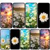 Чехол для iPhone 16 15 Xiaomi Redmi Note 14 13 12 11 Pro Max X 8 16e Samsung Galaxy S25 S24 S23 Moto OPPO Huawei Fresh Little Daisy Flower Phone Case
