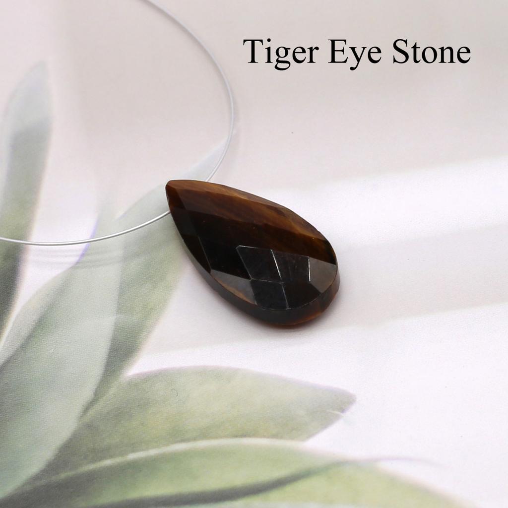 1Pc, Reiki Healing Crystal Energy Gemstone Charms, Faceted Natural Stone Drop Pendant for Women Men, DIY Halloween Christmas Necklace Accessories