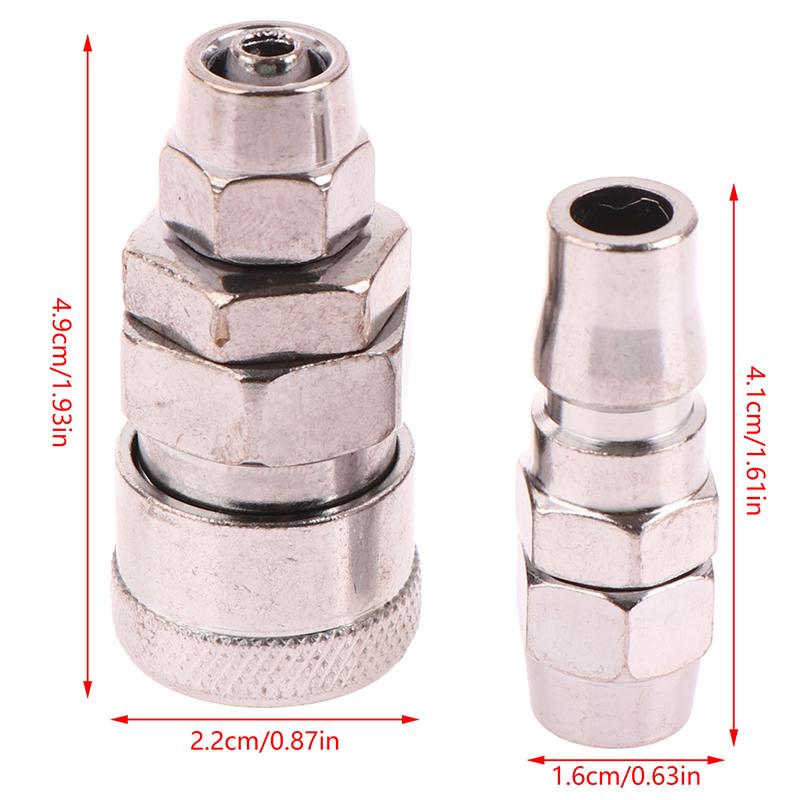 2 шт. пневматический фитинг типа C, соединение высокого давления, 8 мм, штуцер для шланга, воздушный шланг, быстрый соединитель для компрессора для воздушного компрессора