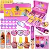 Lip Smacker Disney Princess Kids Cosmetic Set, Makeup Bag, Makeup Box, Square, Pink
