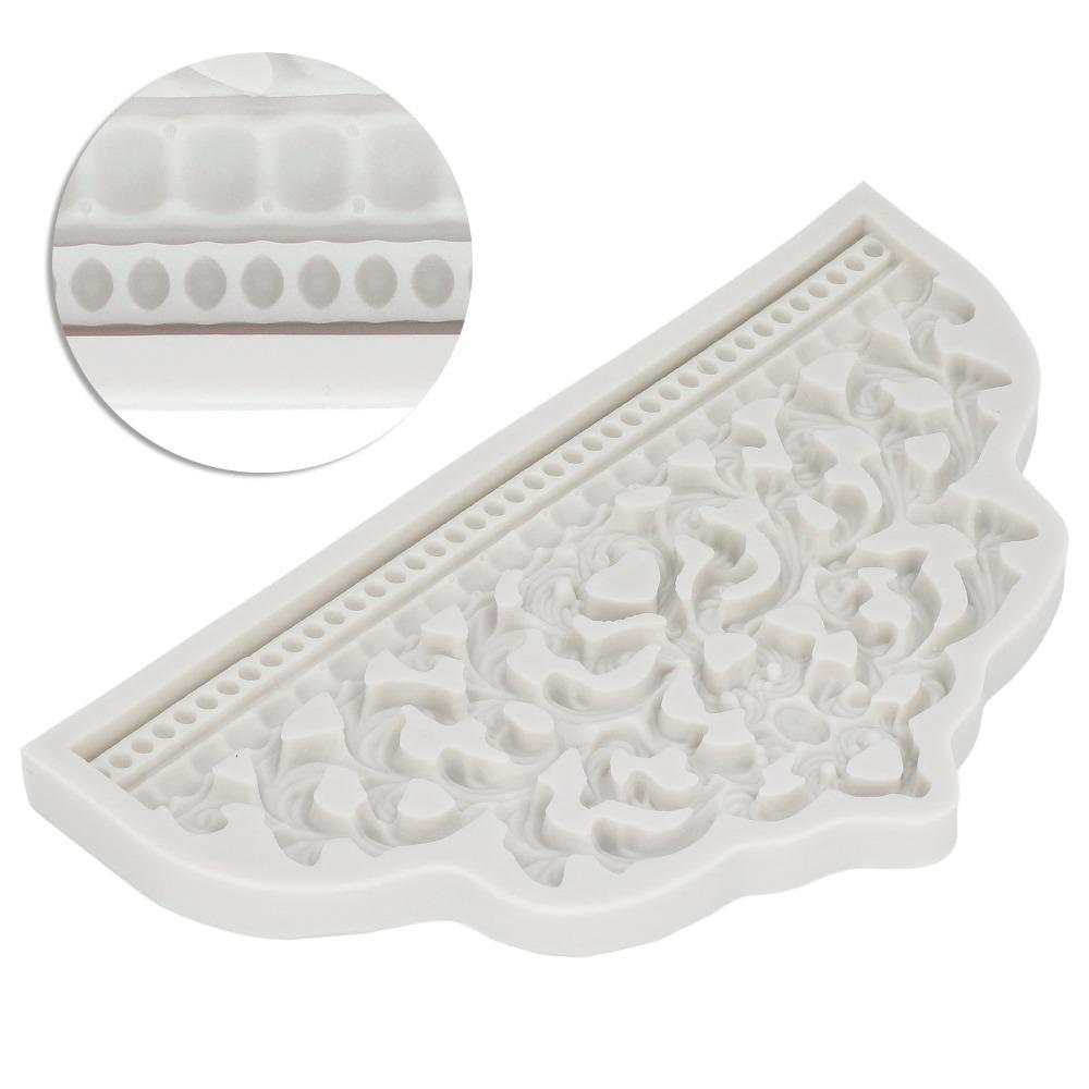 3D Relief Pattern Fondant Mold Food Grade Silicone Cake Decorating Mold  Craft Making