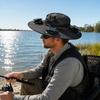 UV Protection Summer Fan Visor Cap Breathable Fishing Bucket Hat Solar Fan Hat  Hiking