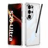 Чехол GKK для Samsung Galaxy S26 Ultra, прозрачный, из ТПУ+ПК, противоударный, с держателем для стилуса