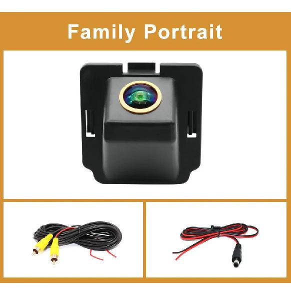 SMARTOUR AHD 1080P Car Rear View Camera for Mitsubishi Outlander XL Citroen C-Crosser Peugeot 4007 HD Night Vision Waterproof Re