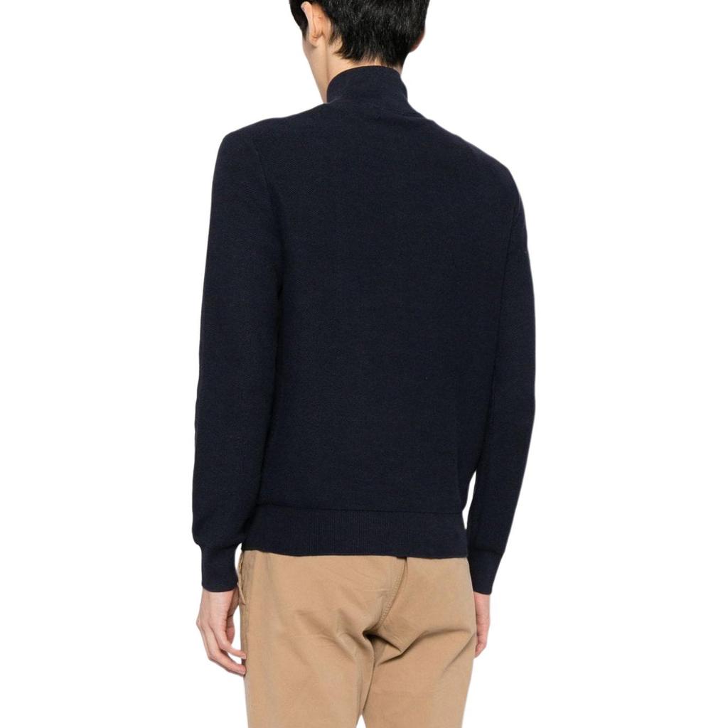 Polo Ralph Lauren Mesh Knit Quarter Zip Jumper 710932304-001