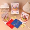 1pc Colorful Handmade 3D Birthday Greeting Card with Butterfly Cake Design - Foldable Pull-out Inner Card for Custom Wishes