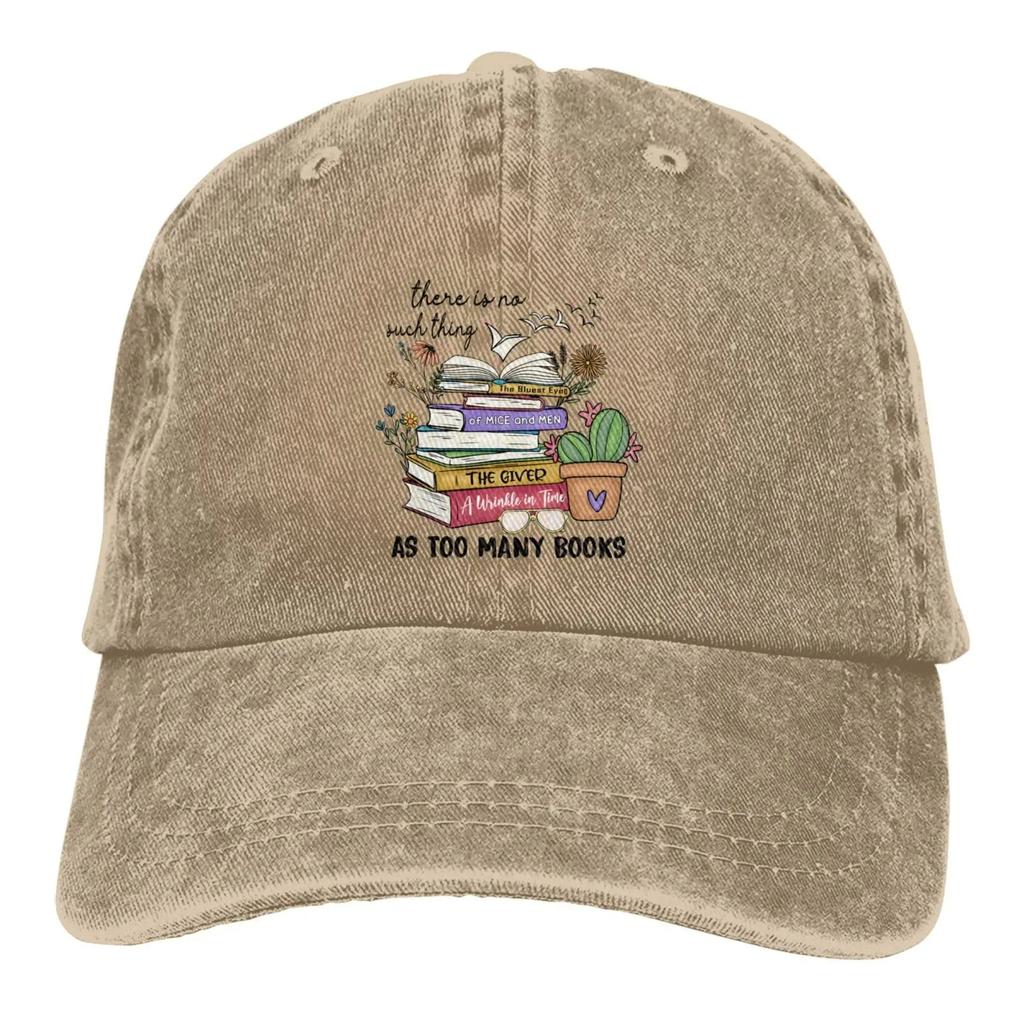 Кепка Book Mom Baseball Cap Golf Dad Hat Регулируемая Оригинальная Классическая Низкопрофильная Хлопковая Кепка Мужчины Женщины
