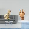 Статуэтка Кошки Декоративная Фигурка Животное Скульптура Искусство Ремесло Украшение для Камина Сцепленные Руки