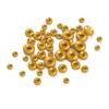 5Pcs Copper Sand Gold Hexagonal Spacer Beads For DIY Jewelry Making Bracelet Earring Necklace
