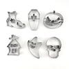 6Pcs Halloween Cookie Cutter Mold Stainless Steel Ghost Pumpkin Skull Head Coffin Baking Molds Cupcake Chocolate Biscuit Mould