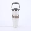 30oz Stainless Steel Portable Travel Thermos Cup with Straw - Large Capacity for Outdoor/Car Use