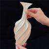 3D Printed 3D Printed Flower Vases Swirl Pattern Nordic Abstract Vase Decorative Vase Home Decor