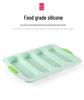 Non-Stick 4-Cavity Silicone Baguette Mold for French Bread Baking