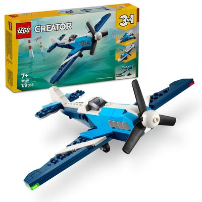 Летательный аппарат LEGO Creator: Воздушный гоночный игрушечный блок 789 Начальная школа транспортное средство самолет дирижабль 31160