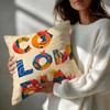 PColombian geometric styles Cushion Cover Patterned Cushion Cover Romantic  Cozy Home Sofa Decoration