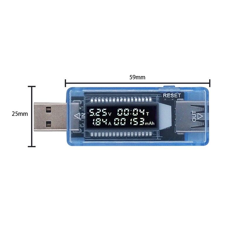 Измерители напряжения Тестер емкости напряжения тока USB USB Вольт Ток Напряжение Doctor Зарядное устройство Тестер емкости Power Bank