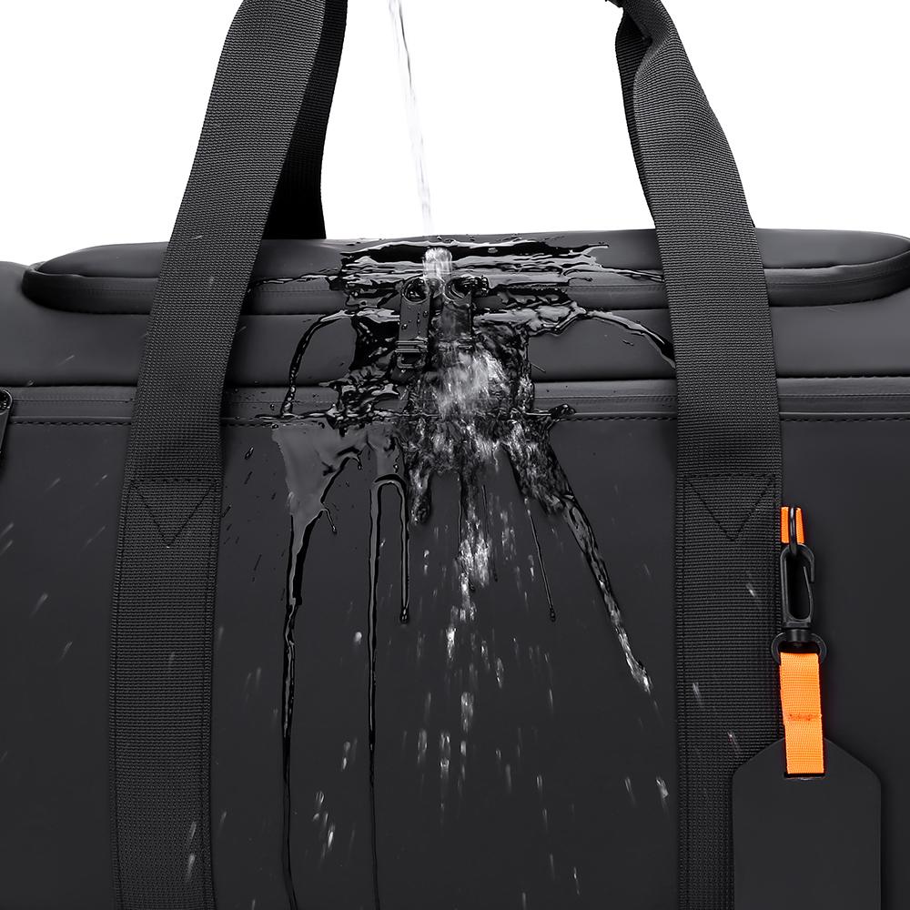Men Large Capacity Luggage Bag for Business with Shoe Storage Lightweight Decompression Travel Bag