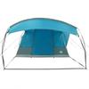 Tunnel Tent for 5 Persons Blue Waterproof