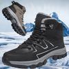 39-48 Winter Boots Men's Plush High-top Outdoor Shoes Ultra-light Large Size Hiking Shoes Plush Warm Hiking Boots