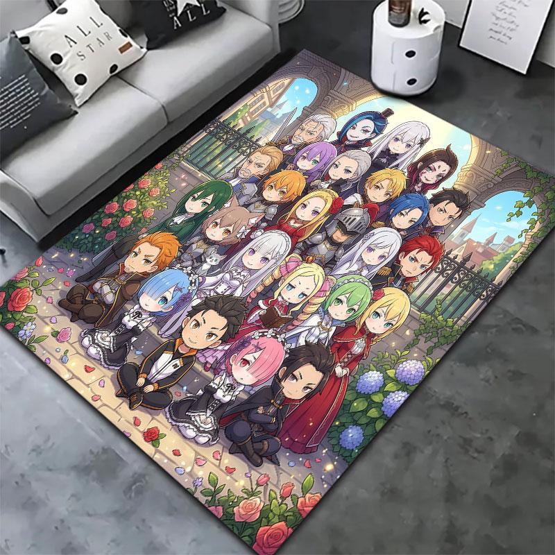 Re Zero Carpet Rug For Living Room Bedroom Home Sofa Decoration Kids Play Nonslip Floor Mat