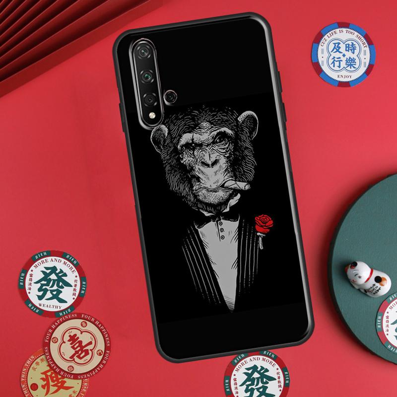 Мультяшная обезьяна Для Huawei P30 P20 P40 Lite P60 Pro Nova 5T 12s 12i 11i Y90 Y70 Y60 Y61 Y91 Y72 9 10 SE Чехол