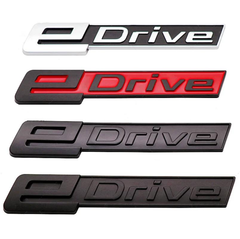 3D ABS eDrive Logo Car Rear Bender Emblem Badge Sticker Auto Styling For eDrive 225 i4 i3 i8 X1 X5 530e i01 i12 i15