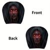 2Pcs Ghost Headrest Covers Halloween Accessories Neck Pillowcase Car Seat Headcover  All Seasons