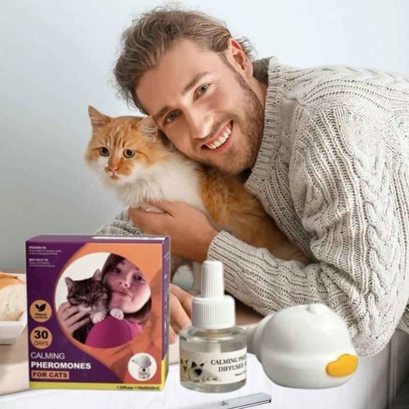 Феромон для диффузора Кошки Плагин Релаксанты Питомец Эмоциональный Комфорт Спрей Инструмент
