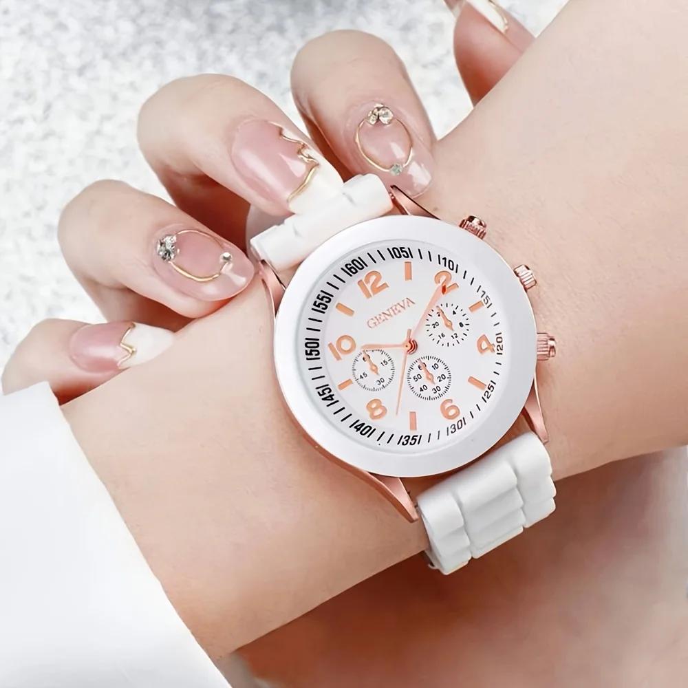 2 шт. роскошные женские часы набор модные роскошные элегантные наручные часы из сплава силиконовый ремешок пара часов мужские кварцевые праздничные подарки