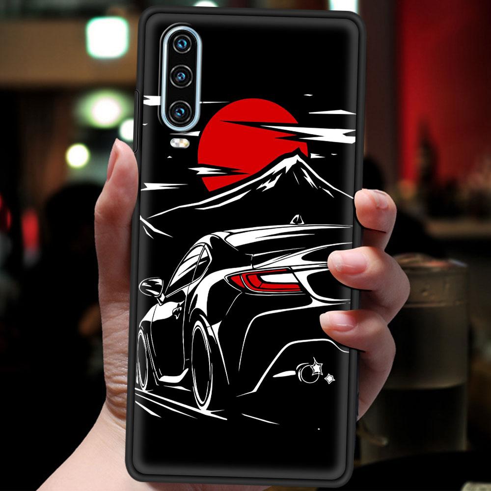 Япония JDM спортивные автомобили мужской чехол для телефона для Huawei P30 Lite P50 Pro P20 P40 Lite EP Smart Z 2021 Y6 Y7 Y9 2019 Y6p Y9s чехол