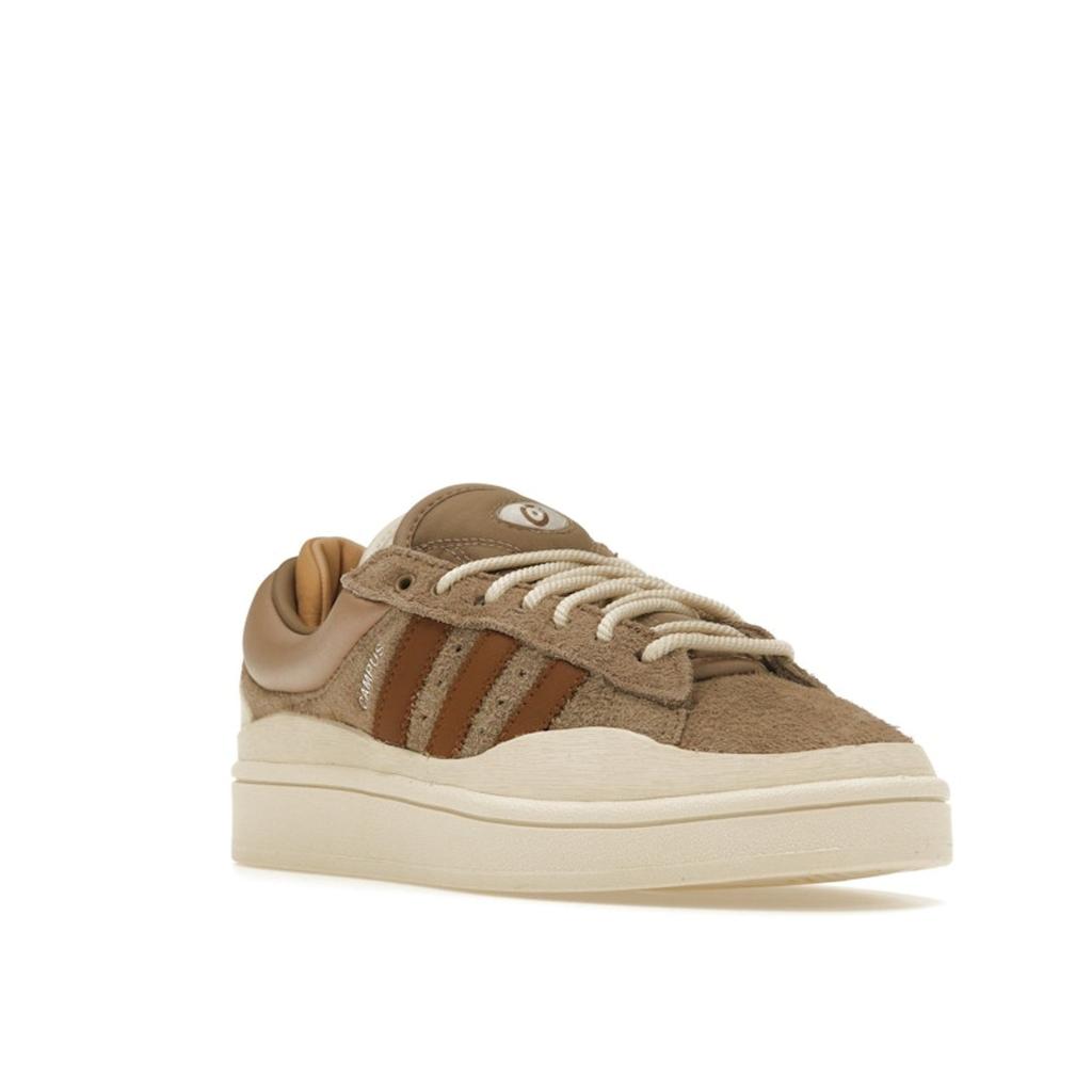 Bad Bunny X Adidas Campus Chalky Brown Unisex Sneakers Sand-Beige Cream-White ID2529