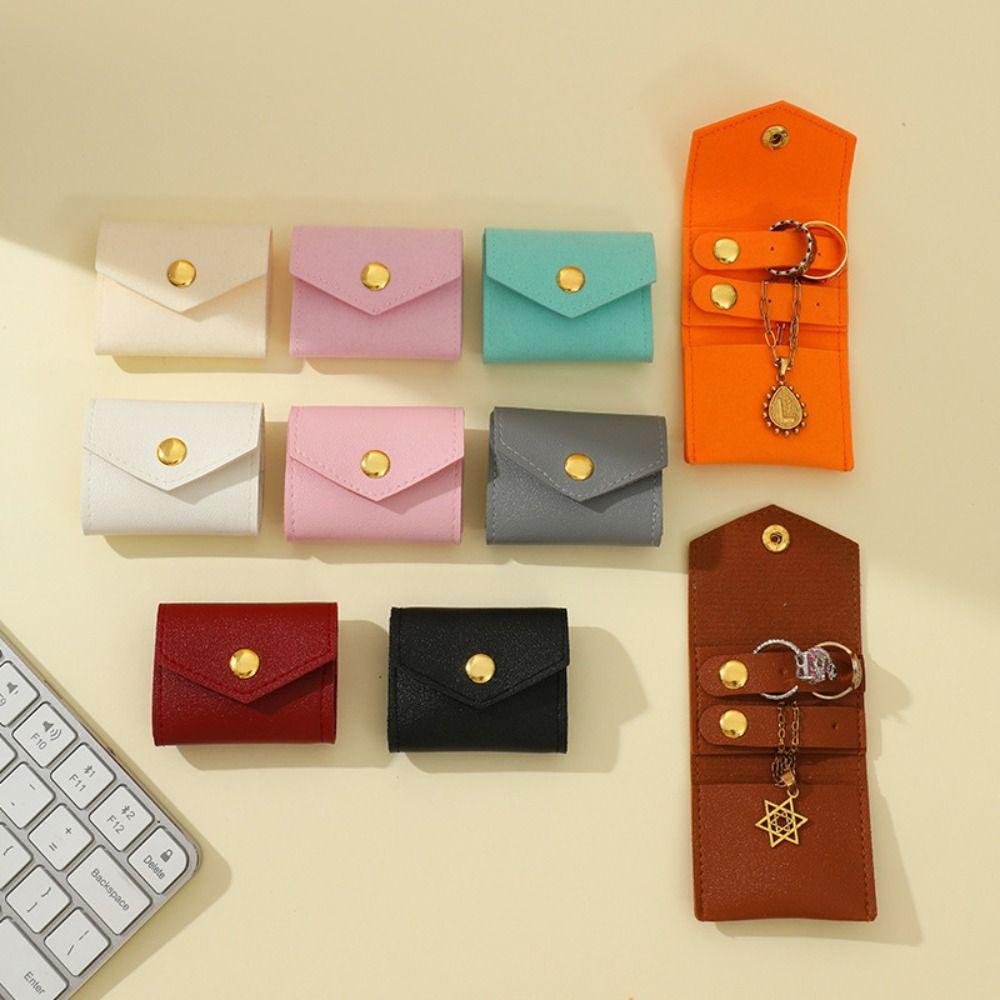Foldable Jewelry Display Bag Microfiber Jewelry Pouch for Parties Travel Business Trips