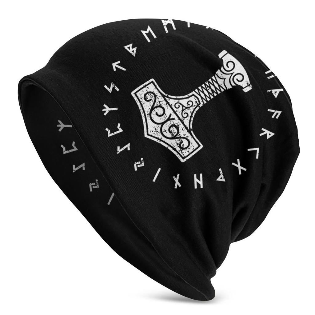 FENRIR LOKI'S SON Wolf Romantic Horror Film Viking Unisex Bonnet Winter Windproof Double Layer Hats For Unisex Women