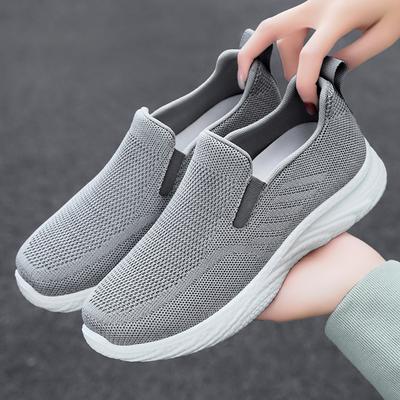 Женские весенние розовые новые дышащие кроссовки для ходьбы, повседневные и простые женские туфли-одиночки, женские тканевые туфли на мягкой подошве