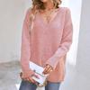Autumn and Winter Women's Sweater Chunky Line Diamond Lattice Knitted Sweater
