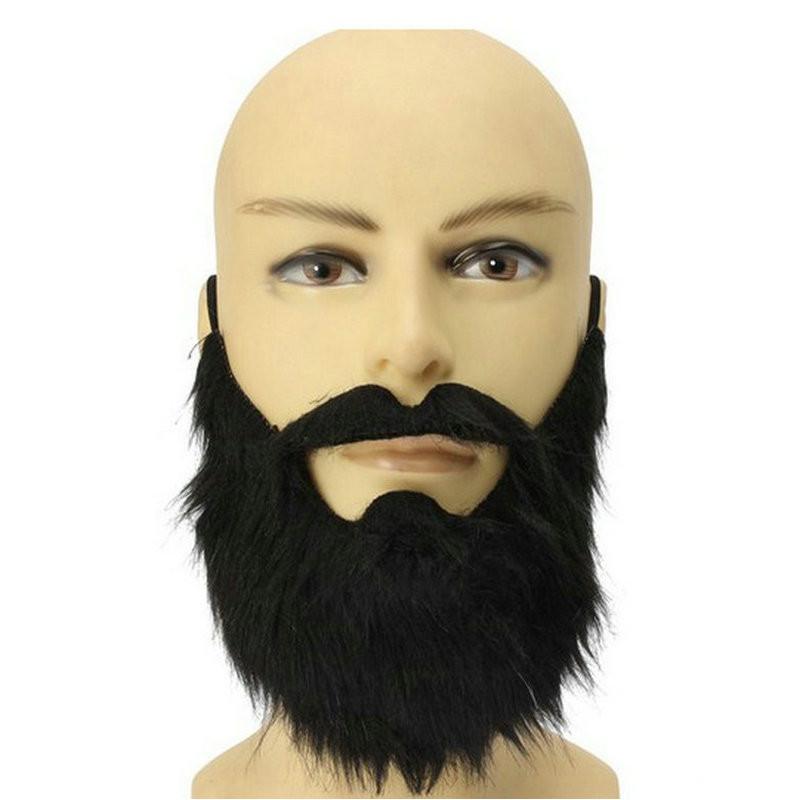 Funny Costume Party Male Man Halloween Beard Facial Hair Game Moustache