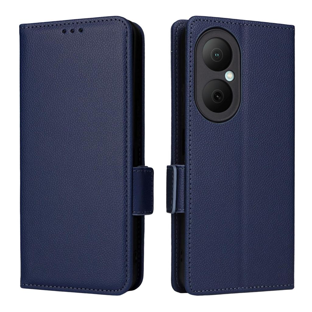 Флип-чехол для Huawei Enjoy 80 4G из искусственной кожи, защита всего корпуса с [блокировкой RFID], противоударный, прочный, ретро чехол для телефона