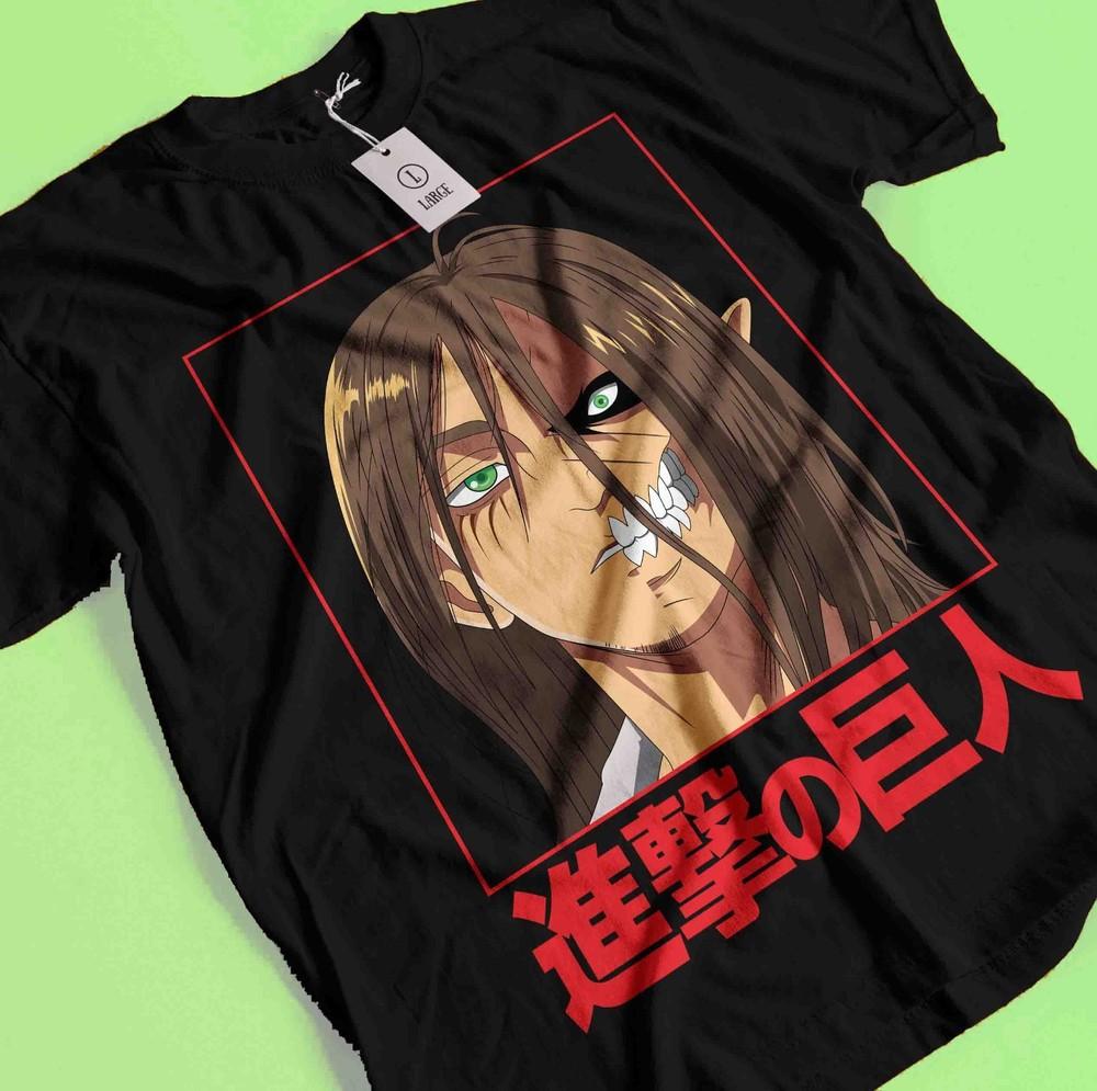 Футболка Attack On Titan, футболка Eren Mikasa, футболка Levi's, футболка AOT Erwin Hange Armin.