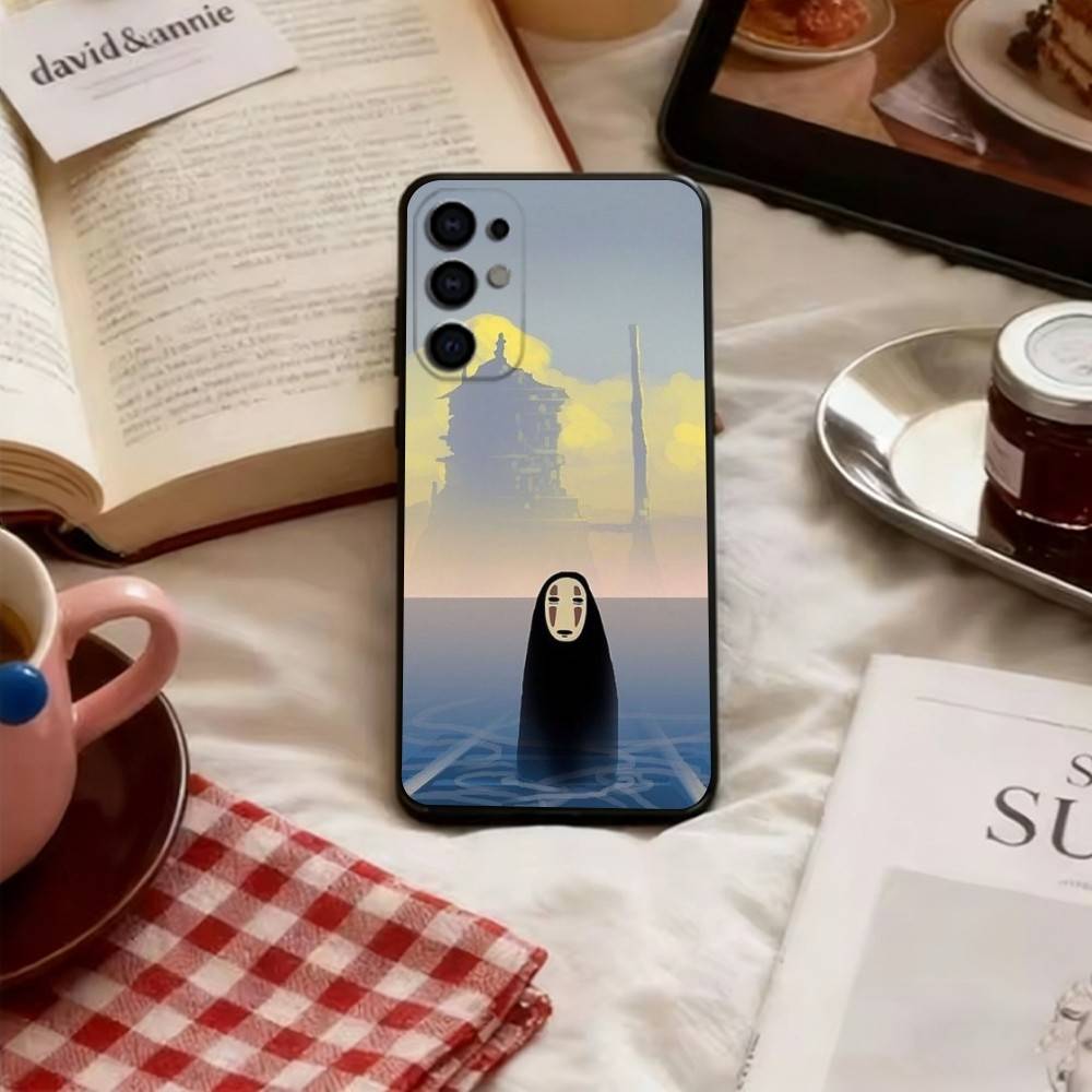 Чехол для телефона «Унесённые призраками» для Samsung S25, S24, S21, S22, S23, S30, Ultra, S20, Plus, Fe, Мягкий черный чехол