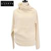 FAI3311 100% Cashmere Asymmetrical Knit Tops 38 IvoryUsed