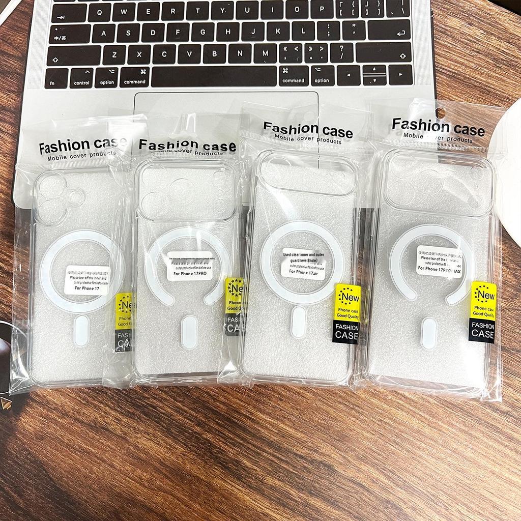Магнитный чехол MagSafe для Apple iPhone 17 Pro Max, 15 отверстий, акриловый защитный чехол
