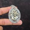 Dalmatian Jasper Pendant Gemstone Jewelry 925 Sterling Silver Pendant Handmade Boho Style Jewelry Unique Pendant Engagement Gift For Bridal